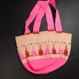 Sophie Anderson knit Beach Bag